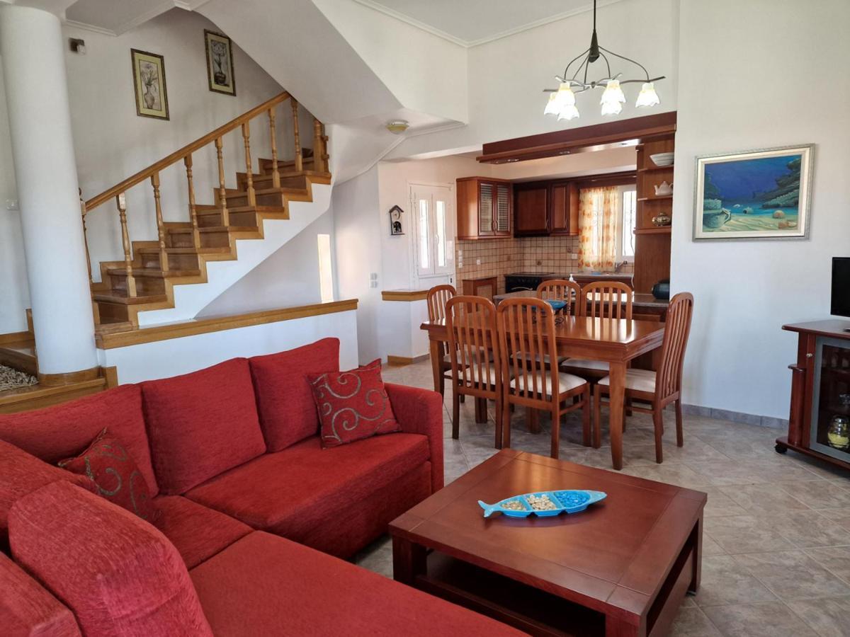 Villa Liana : Luxury Villa With Fantastic Sea View, Near Airport Porto Rafti Exterior photo