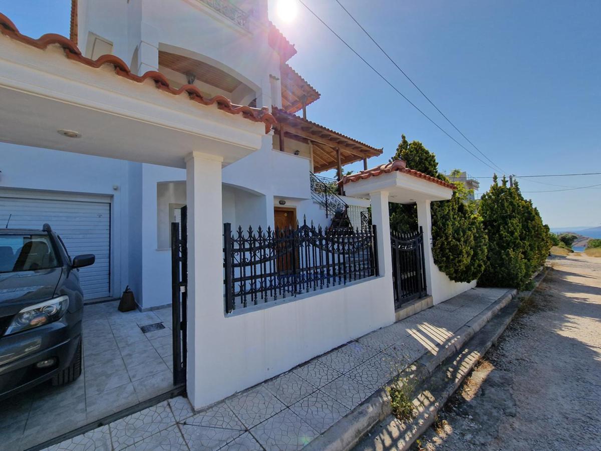 Villa Liana : Luxury Villa With Fantastic Sea View, Near Airport Porto Rafti Exterior photo