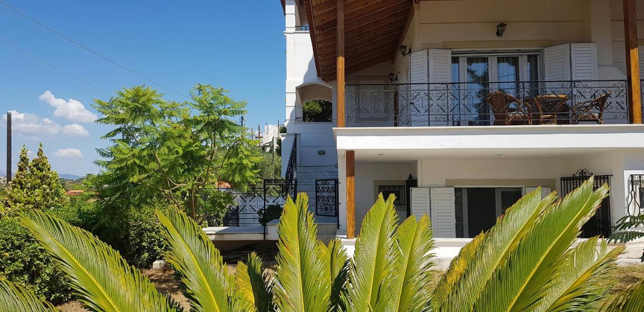 Villa Liana : Luxury Villa With Fantastic Sea View, Near Airport Porto Rafti Exterior photo
